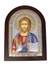 Adorno Italiano de Prata Cristo Pantocrator Colorido 17 cm x 22,5 cm-TerraCotta Arte Sacra