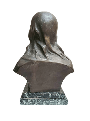 Busto Sagrado Coração de Jesus em Bronze 32 cm-TerraCotta Arte Sacra