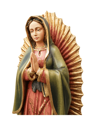 Imagem Italiana em Madeira Nossa Senhora de Guadalupe 40 cm-TerraCotta Arte Sacra