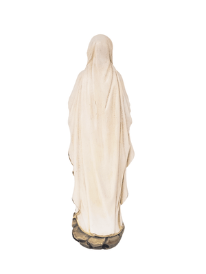 Imagem Italiana em Madeira Nossa Senhora de Lourdes 20 cm-TerraCotta Arte Sacra