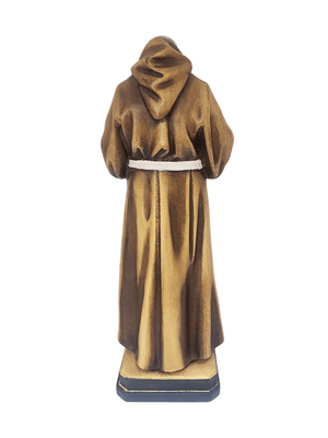 Imagem de Madeira Italiana Padre Pio 25cm-TerraCotta Arte Sacra