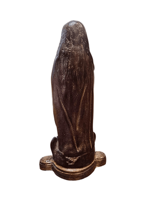 Imagem de Nossa Senhora Aparecida Fac-Símile em Madeira com Manto e Coroa 18 cm-TerraCotta Arte Sacra