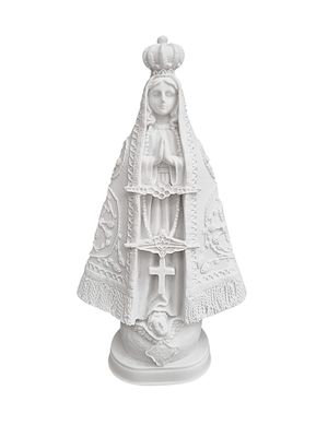 Imagem de Nossa Senhora Aparecida em Pó de Mármore 20 cm-TerraCotta Arte Sacra