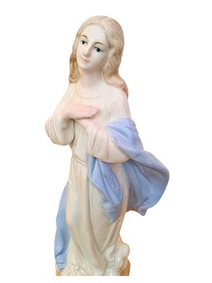 Imagem de Nossa Senhora da Conceição em Porcelana 28 cm-TerraCotta Arte Sacra