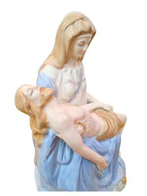 Imagem de Nossa Senhora da Piedade de Porcelana 20 cm-TerraCotta Arte Sacra