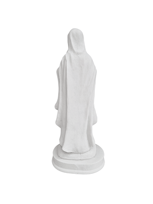 Imagem de Nossa Senhora da Rosa Mística em Pó de Mármore 15 cm-TerraCotta Arte Sacra