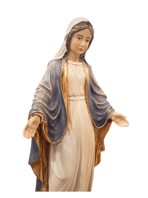 Imagem de Nossa Senhora das Graças de Madeira Italiana 20 cm-TerraCotta Arte Sacra