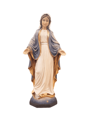 Imagem de Nossa Senhora das Graças de Madeira Italiana 20 cm-TerraCotta Arte Sacra