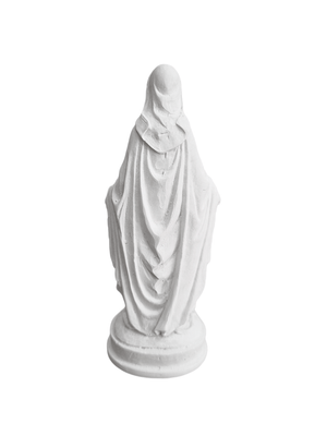 Imagem de Nossa Senhora das Graças em Pó de Mármore 12 cm-TerraCotta Arte Sacra