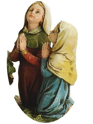 Imagem de Nossa Senhora de Fátima com Pastor 30 cm-TerraCotta Arte Sacra