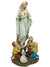 Imagem de Nossa Senhora de Fátima com Pastor 30 cm-TerraCotta Arte Sacra