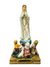 Imagem de Nossa Senhora de Fátima com Pastores em Resina 15 cm-TerraCotta Arte Sacra