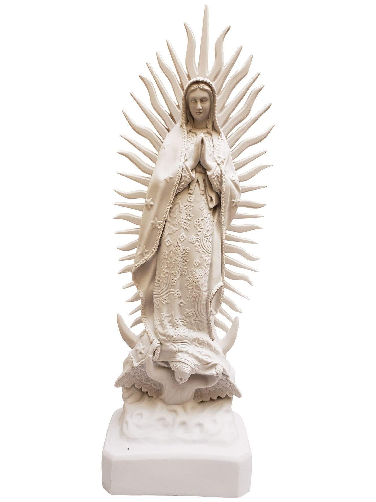 Imagem de Nossa Senhora de Guadalupe 58 cm em Pó de Mármore-TerraCotta Arte Sacra