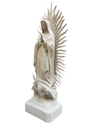 Imagem de Nossa Senhora de Guadalupe 58 cm em Pó de Mármore-TerraCotta Arte Sacra