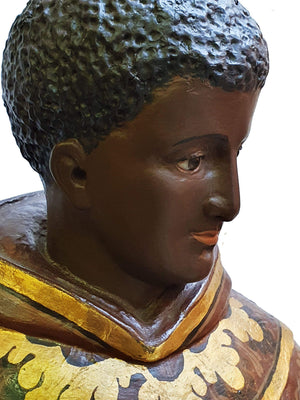 Imagem de Santo Antônio de Categeró de Madeira 1,05 m-TerraCotta Arte Sacra