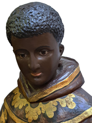 Imagem de Santo Antônio de Categeró de Madeira 1,05 m-TerraCotta Arte Sacra