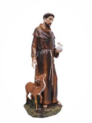 Imagem de São Francisco em Resina 30 cm-TerraCotta Arte Sacra