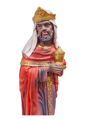 Imagem em Resina Rei Mago Baltazar 30 cm-TerraCotta Arte Sacra