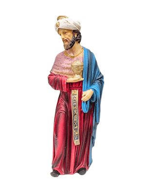 Imagem em Resina Rei Mago Gaspar 20 cm-TerraCotta Arte Sacra