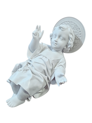 Menino Jesus em Pó de Mármore 45 cm-TerraCotta Arte Sacra