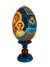 Ovo Russo em Madeira Fabergé Ícone Nossa Senhora de Kazan 13 cm-TerraCotta Arte Sacra