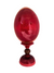 Ovo Russo em Madeira Fabergé Ícone Nossa Senhora do Lírio 16 cm-TerraCotta Arte Sacra