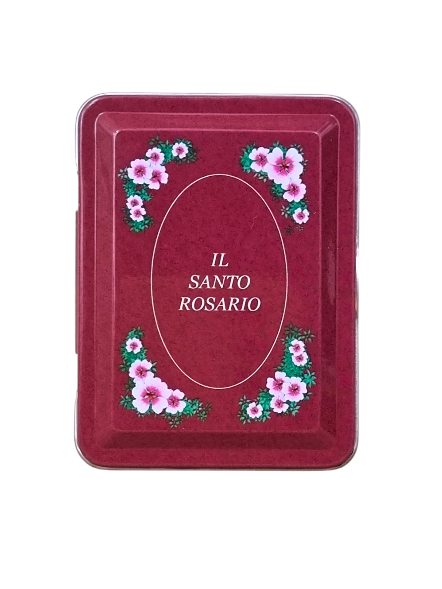 Porta Terço Italiano Vermelho para Terços de até 7 mm-TerraCotta Arte Sacra