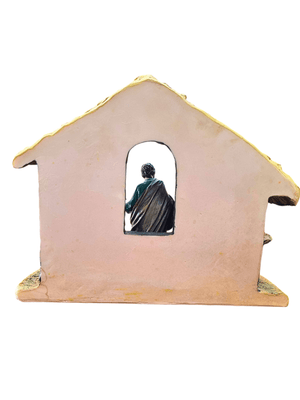 Presépio de Resina com Cenário 30 cm-TerraCotta Arte Sacra