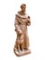 São Francisco com Lobo em Madeira 17,5 cm-TerraCotta Arte Sacra