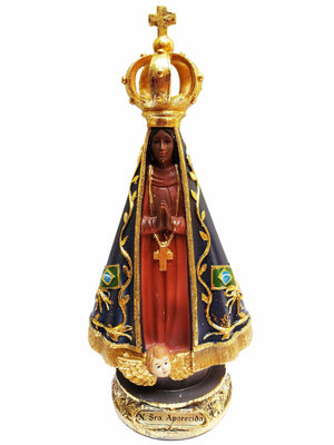 Imagem de Nossa Senhora Aparecida 30 cm-TerraCotta Arte Sacra