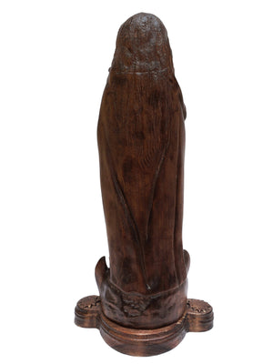 Imagem de Nossa Senhora Aparecida Fac-símile em Madeira 14 cm-TerraCotta Arte Sacra