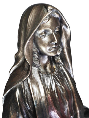 Imagem de Nossa Senhora das Graças com Acabamento em Bronze 25 cm-TerraCotta Arte Sacra