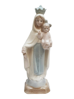 Imagem de Nossa Senhora do Carmo em Porcelana 20 cm-TerraCotta Arte Sacra