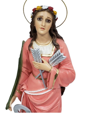 Imagem de Santa Filomena em Pó de Mármore 52 cm-TerraCotta Arte Sacra