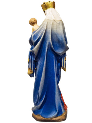 Imagem em Madeira Italiana Madona de Krumaüer 28 cm-TerraCotta Arte Sacra